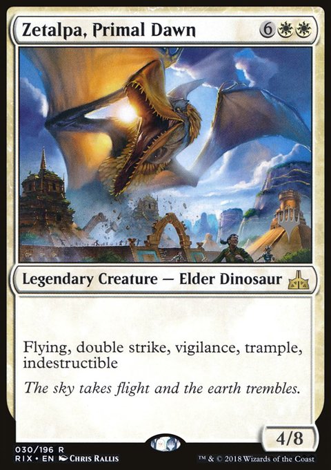 Zetalpa, Primal Dawn, Rivals of Ixalan Promos #30p, Magic: The Gathering card