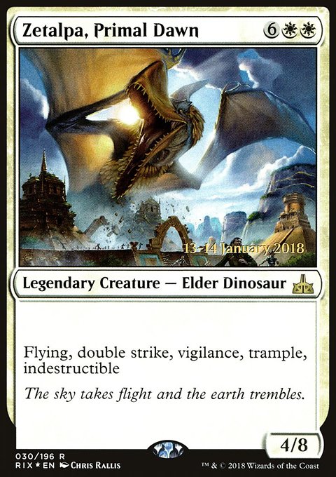Zetalpa, Primal Dawn, Rivals of Ixalan Promos #30s, Magic: The Gathering card