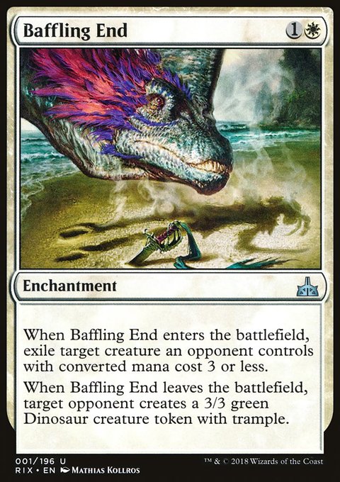 Baffling End, Rivals of Ixalan #1, Magic: The Gathering card