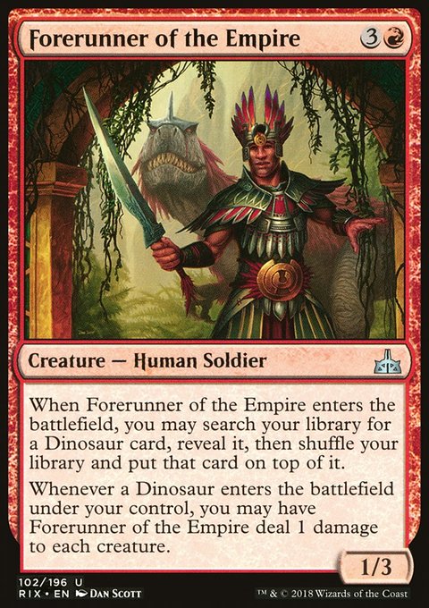 Forerunner of the Empire, Rivals of Ixalan #102, Magic: The Gathering card
