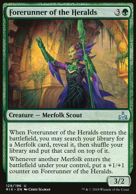 Forerunner of the Heralds, Rivals of Ixalan #129, Magic: The Gathering card