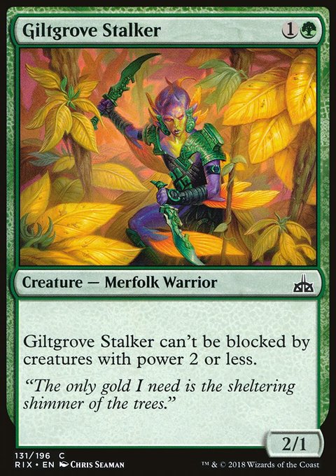 Giltgrove Stalker, Rivals of Ixalan #131, Magic: The Gathering card