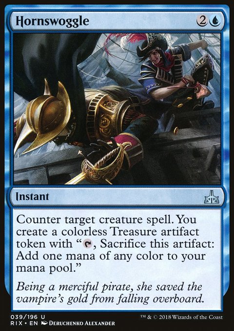 Hornswoggle, Rivals of Ixalan #39, Magic: The Gathering card