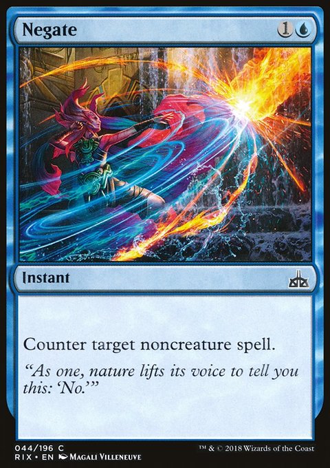 Negate, Rivals of Ixalan #44, Magic: The Gathering card