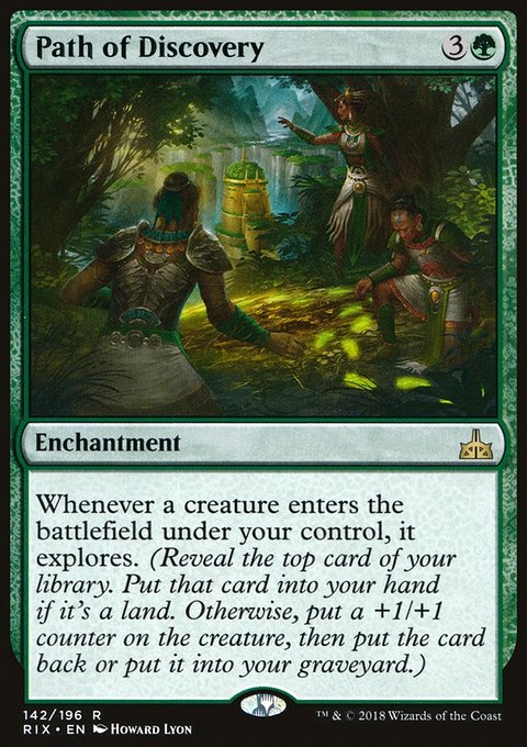 Path of Discovery, Rivals of Ixalan #142, Magic: The Gathering card