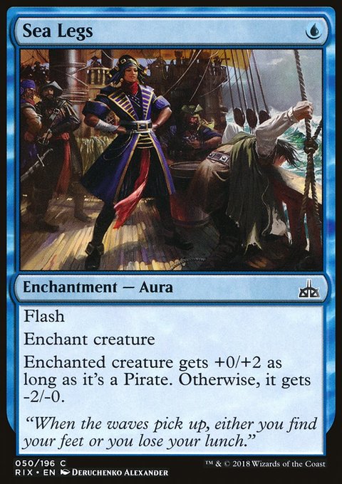 Sea Legs, Rivals of Ixalan #50, Magic: The Gathering card