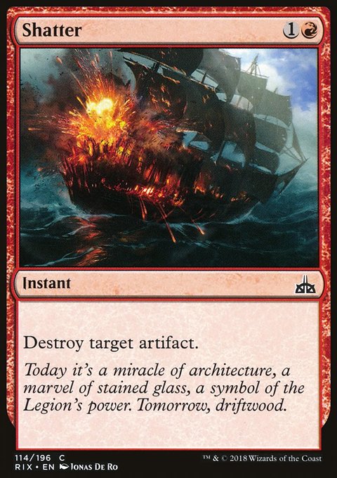 Shatter, Rivals of Ixalan #114, Magic: The Gathering card