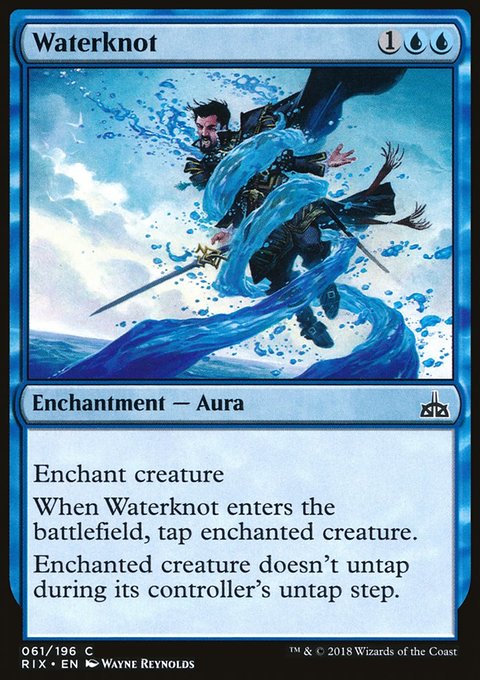 Waterknot, Rivals of Ixalan #61, Magic: The Gathering card