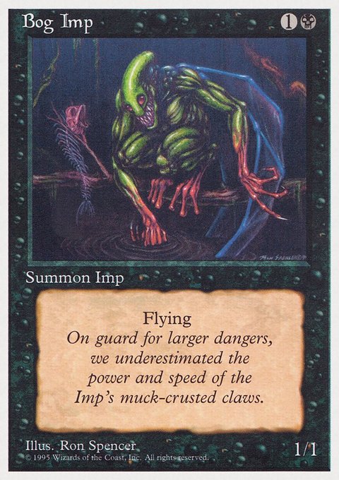 Bog Imp, Rivals Quick Start Set #15, Magic: The Gathering card