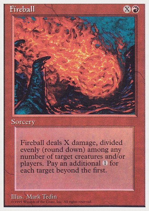 Fireball, Rivals Quick Start Set #31, Magic: The Gathering card