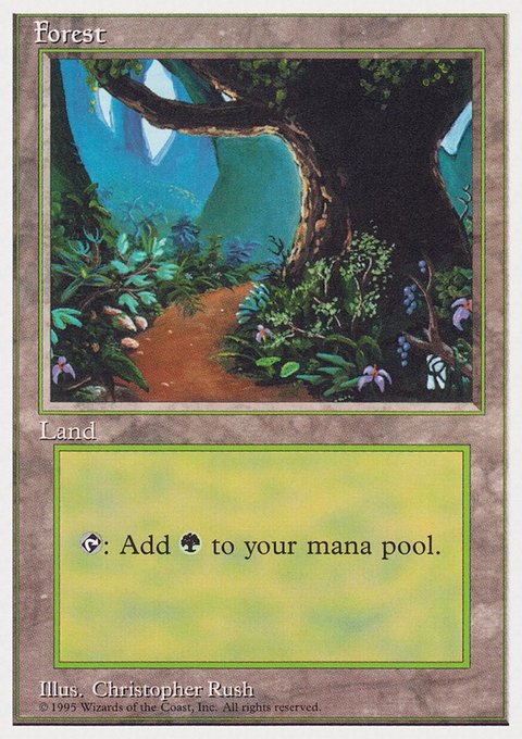 Forest, Rivals Quick Start Set #64, Magic: The Gathering card