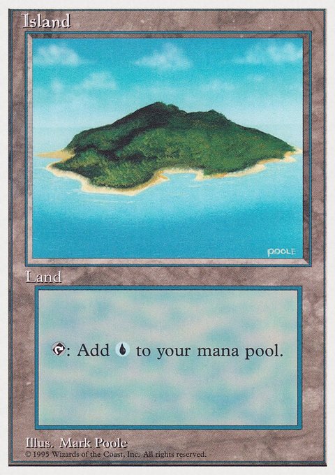 Island, Rivals Quick Start Set #55, Magic: The Gathering card