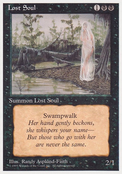Lost Soul, Rivals Quick Start Set #19, Magic: The Gathering card
