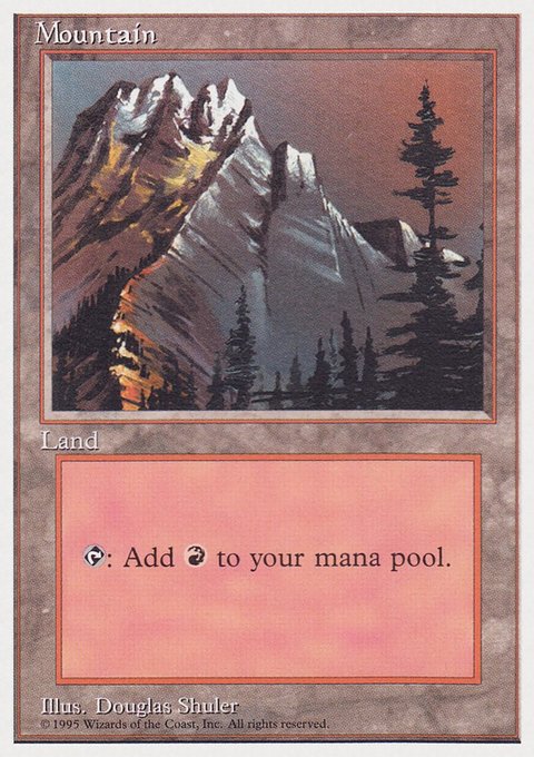 Mountain, Rivals Quick Start Set #60, Magic: The Gathering card