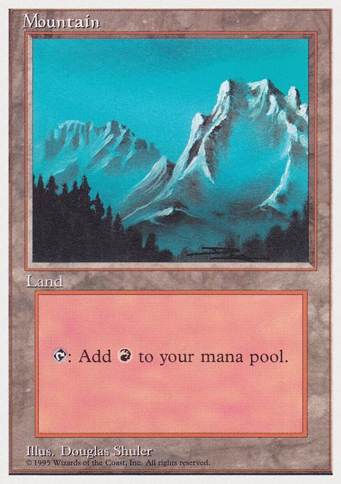 Mountain, Rivals Quick Start Set #61, Magic: The Gathering card