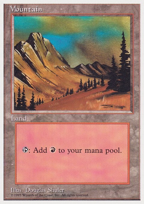 Mountain, Rivals Quick Start Set #62, Magic: The Gathering card