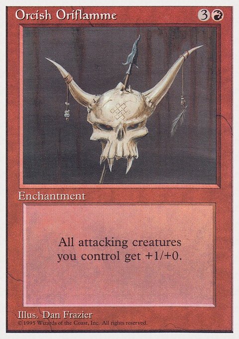 Orcish Oriflamme, Rivals Quick Start Set #36, Magic: The Gathering card