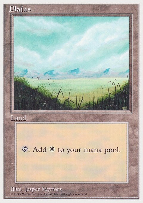 Plains, Rivals Quick Start Set #52, Magic: The Gathering card