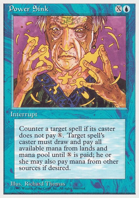 Power Sink, Rivals Quick Start Set #11, Magic: The Gathering card