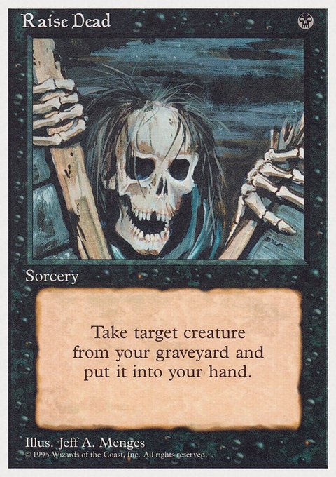Raise Dead, Rivals Quick Start Set #21, Magic: The Gathering card