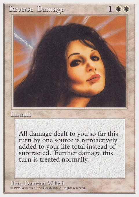 Reverse Damage, Rivals Quick Start Set #7, Magic: The Gathering card