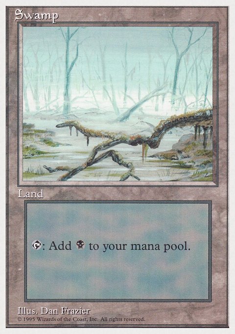 Swamp, Rivals Quick Start Set #57, Magic: The Gathering card