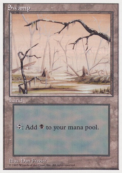 Swamp, Rivals Quick Start Set #58, Magic: The Gathering card