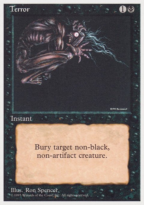 Terror, Rivals Quick Start Set #24, Magic: The Gathering card