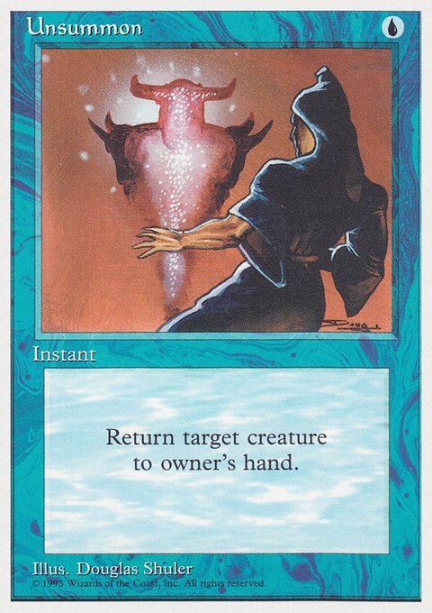 Unsummon, Rivals Quick Start Set #13, Magic: The Gathering card