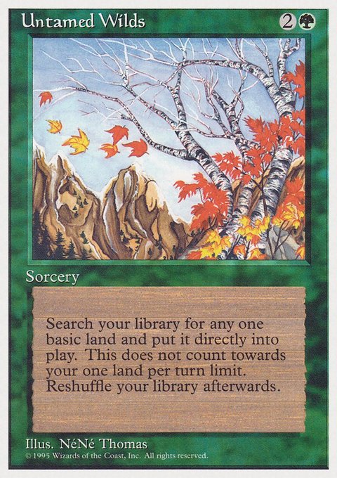Untamed Wilds, Rivals Quick Start Set #43, Magic: The Gathering card