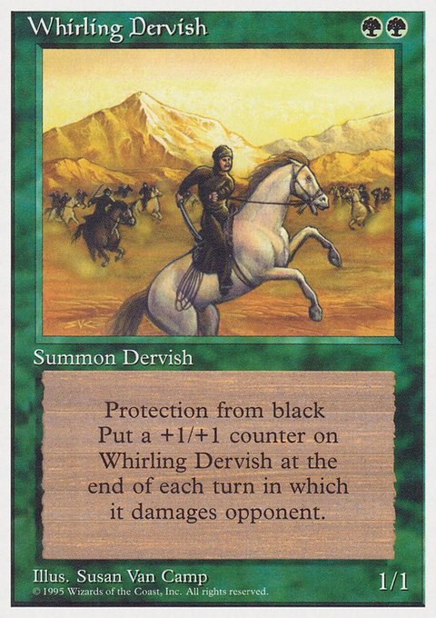 Whirling Dervish, Rivals Quick Start Set #45, Magic: The Gathering card