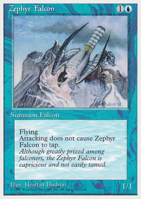 Zephyr Falcon, Rivals Quick Start Set #14, Magic: The Gathering card