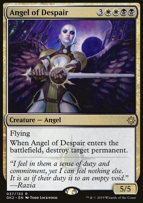 Angel of Despair, RNA Guild Kit #37, Magic: The Gathering card