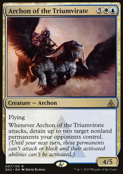 Archon of the Triumvirate, RNA Guild Kit #7, Magic: The Gathering card