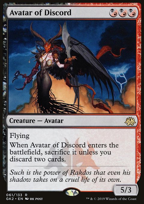 Avatar of Discord, RNA Guild Kit #61, Magic: The Gathering card
