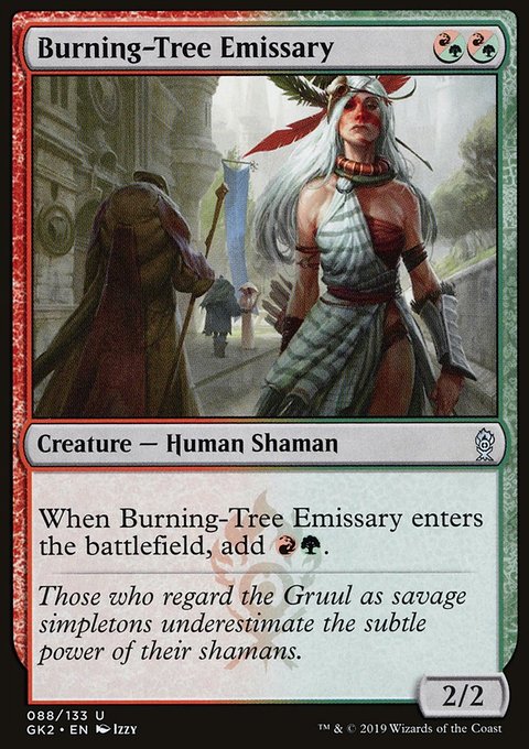 Burning-Tree Emissary, RNA Guild Kit #88, Magic: The Gathering card