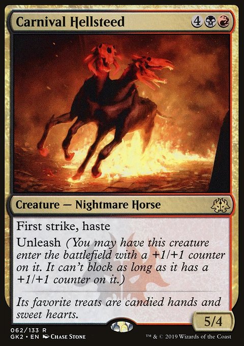 Carnival Hellsteed, RNA Guild Kit #62, Magic: The Gathering card