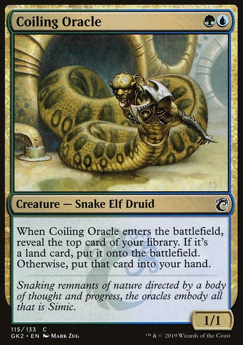 Coiling Oracle, RNA Guild Kit #115, Magic: The Gathering card