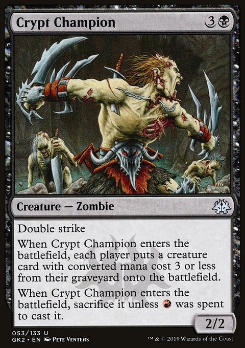 Crypt Champion, RNA Guild Kit #53, Magic: The Gathering card