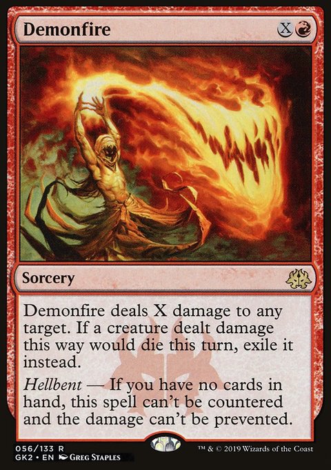 Demonfire, RNA Guild Kit #56, Magic: The Gathering card