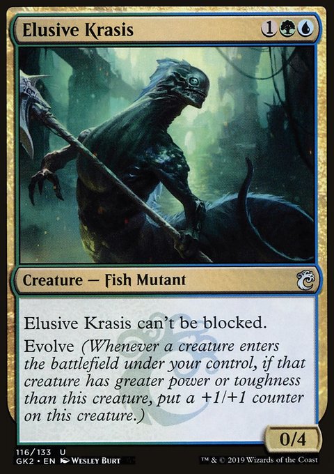 Elusive Krasis, RNA Guild Kit #116, Magic: The Gathering card