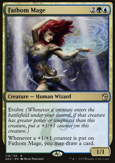 Fathom Mage, RNA Guild Kit #118, Magic: The Gathering card