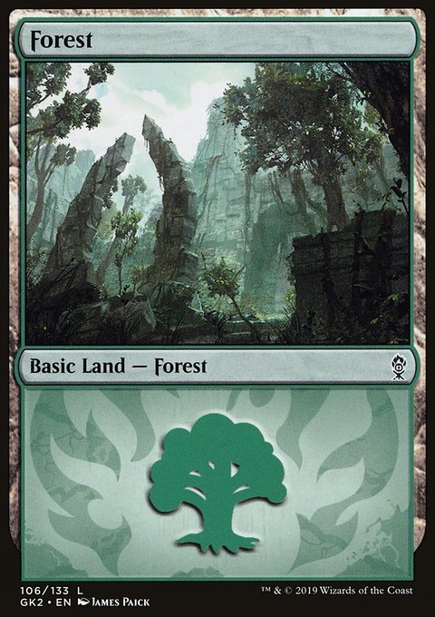 Forest, RNA Guild Kit #106, Magic: The Gathering card