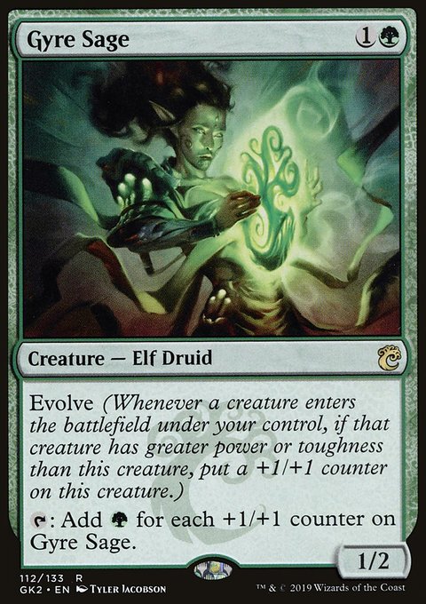 Gyre Sage, RNA Guild Kit #112, Magic: The Gathering card