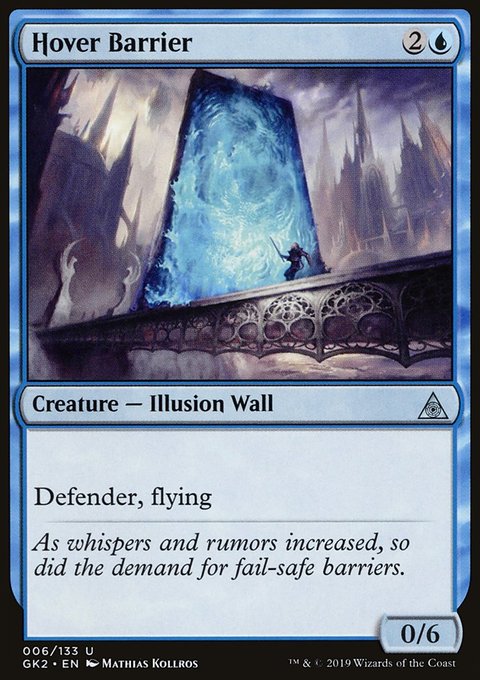 Hover Barrier, RNA Guild Kit #6, Magic: The Gathering card