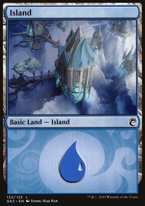 Island, RNA Guild Kit #132, Magic: The Gathering card
