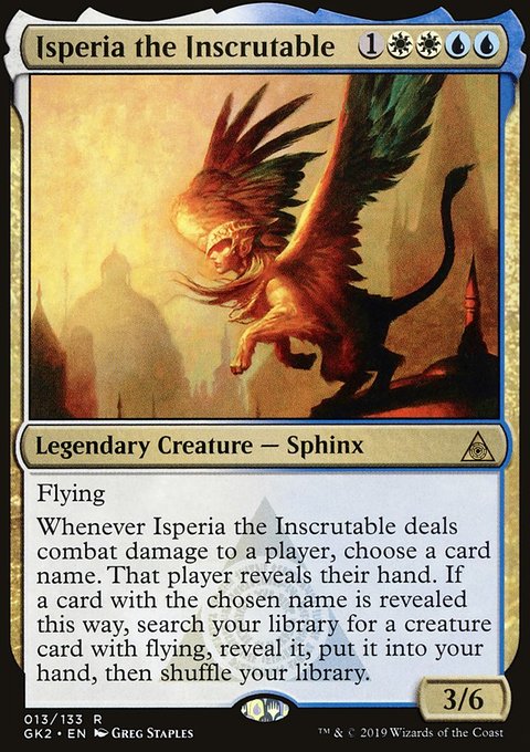 Isperia the Inscrutable, RNA Guild Kit #13, Magic: The Gathering card
