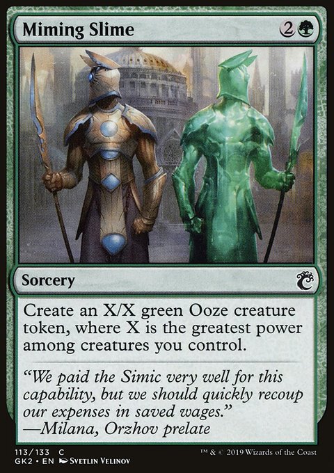 Miming Slime, RNA Guild Kit #113, Magic: The Gathering card