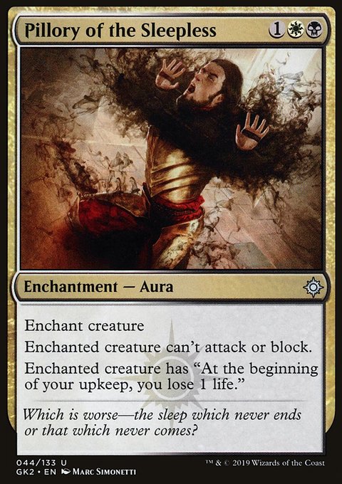 Pillory of the Sleepless, RNA Guild Kit #44, Magic: The Gathering card