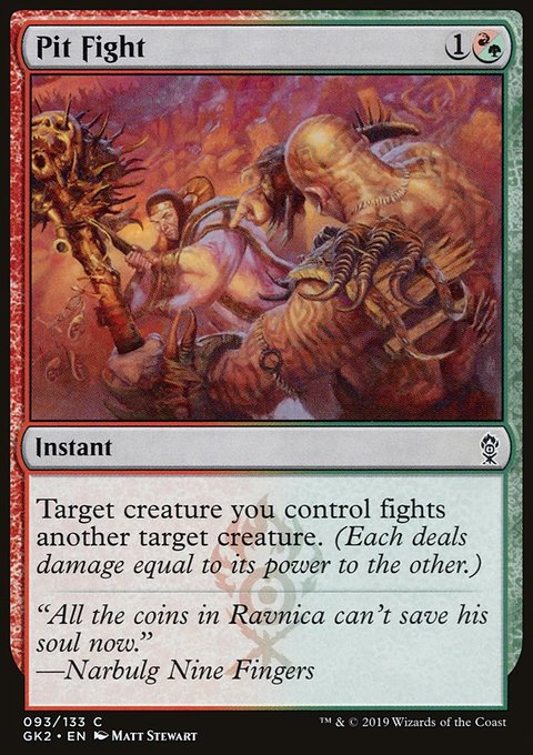 Pit Fight, RNA Guild Kit #93, Magic: The Gathering card